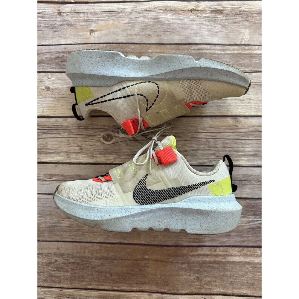 Nike Crater Impact GS Boys Size 4.5Y Bone Grey Trainers Low DB3551-010